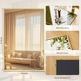 thumbnail image 5 of BEAUTYPEAK 48"x30" Bathroom Wall Mirror with Rectangular Metal Frame, Gold, 5 of 8