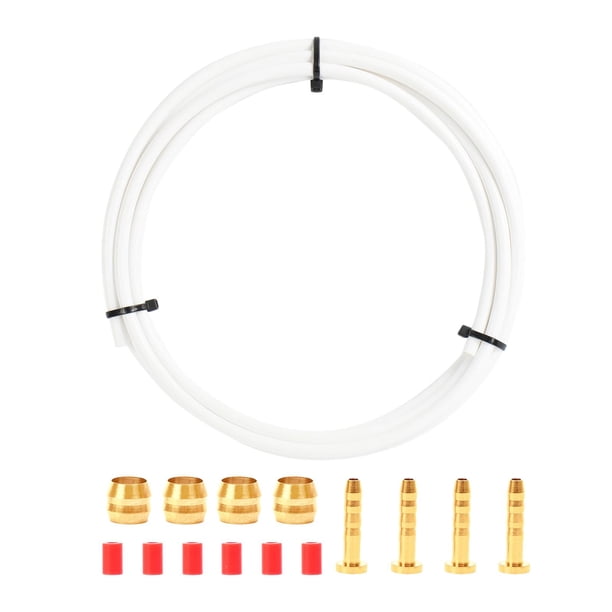 Tubo de aceite áulico Cable de de línea de freno para bicicleta de montaña Reemplazo con aceitunas de latón e inserciones para el sistema Oliva Baoblaze Tubo de aceite de freno de bicicleta