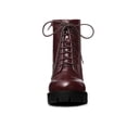 thumbnail image 2 of Unique Bargains Bottes de Combat à Talons Épais à Plateforme pour Femmes, 2 of 8