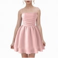 thumbnail image 2 of Kaprioy Girls Party Dresses Casual Summer Dress Crew Neck Tween Sundress Party Dresses Birthday Dresss Summer Dress, 2 of 7