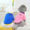 thumbnail image 6 of 2 Pieces Dog Sweaters for Small Dogs, Fleece Clothes, Winter Warm Puppy Sweaters, Pet Cat Clothing(Blue+Pink) - S, 6 of 6
