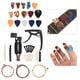 thumbnail image 1 of 36 unids/set cuerdas de guitarra accesorios cambiantes incluyendo Capo Winder cortador pulgar Pick Nut Bridge, 1 of 8