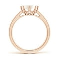 thumbnail image 2 of ANGARA 8mm Freshwater Cultured Pearl Solitaire Ring in 14K Rose Gold for Women, Girls Ring Size-13 (Stone Grade: AA-Better) June Birthstone Jewelry Gift for Her Birthday, Wedding, Engagement, 2 of 11