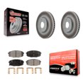 thumbnail image 1 of Transit Auto Front Coated Disc Brake Rotors and Semi-Metallic Pads Kit for Car Kia Forte Koup Forte5 KGF-100334, 1 of 11