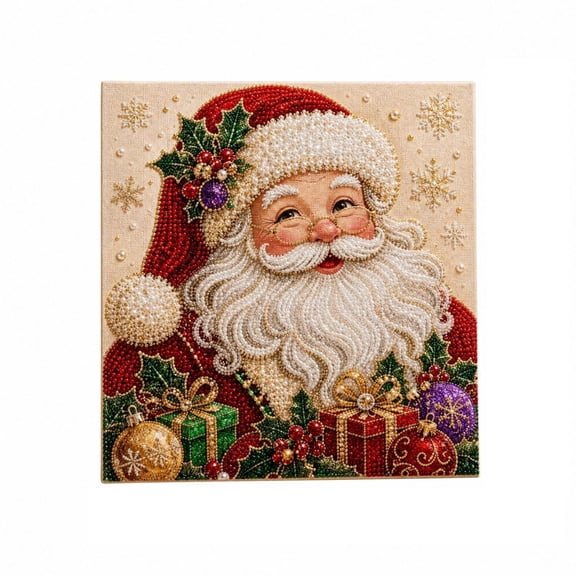 DIY Christmas Pearl Diamond Painting Art