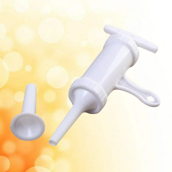 GOOHOCHY Sausage Maker Manual Hand Operated Sausage Filler Stuffer Kit for Kitchen PP Material