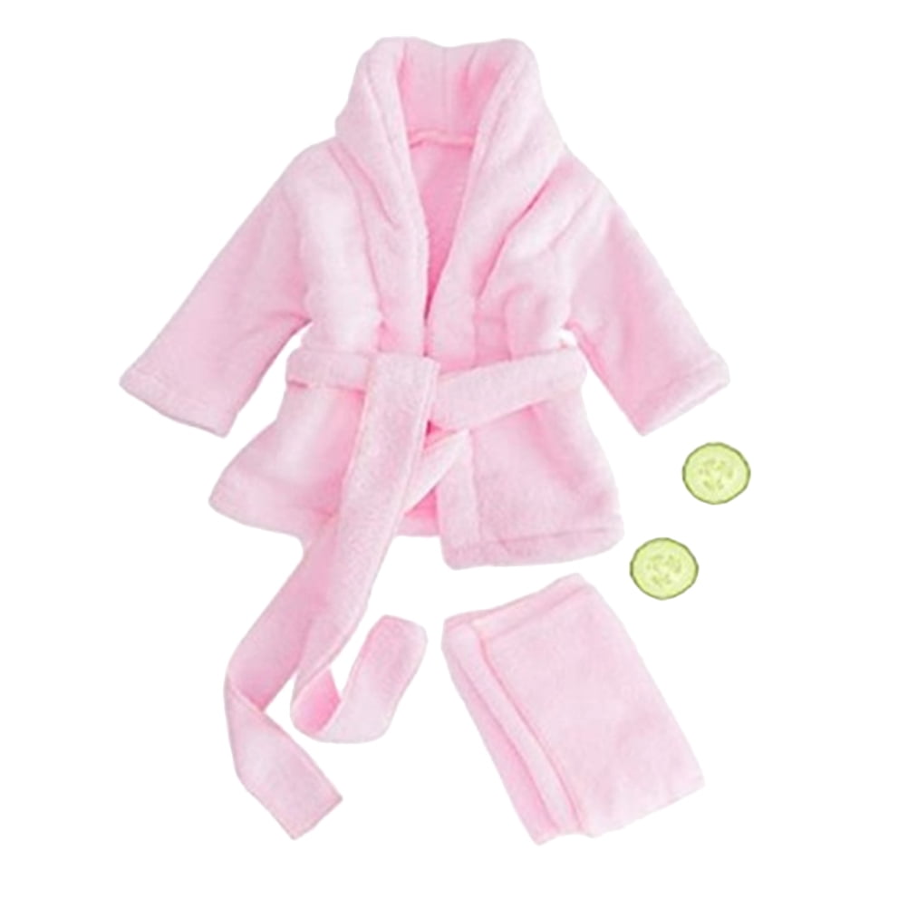 1 Set Newborn Bathrobe Infant Bathrobe Prop Baby Bath Towel Cucumber