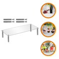 thumbnail image 4 of 1 Set of Desktop Cake Holder Transparent Cake Tray Multi-function Dessert Stand Dessert Accessory, 4 of 4
