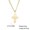 Gold, variant on Lotus Flower Pendant Necklace Yoga Healing Charms Amulet Stainless Steel Jewelry