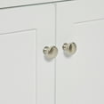 thumbnail image 4 of Ariel Hamlet 55 In. Oval Sink Vanity With White Quartz Countertop In White, 4 of 10