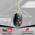thumbnail image 3 of New Keyless Entry Remote Key Fob for 2014-2017 Toyota Rav4 & Highlander (GQ4-52T H Chip), 3 of 5