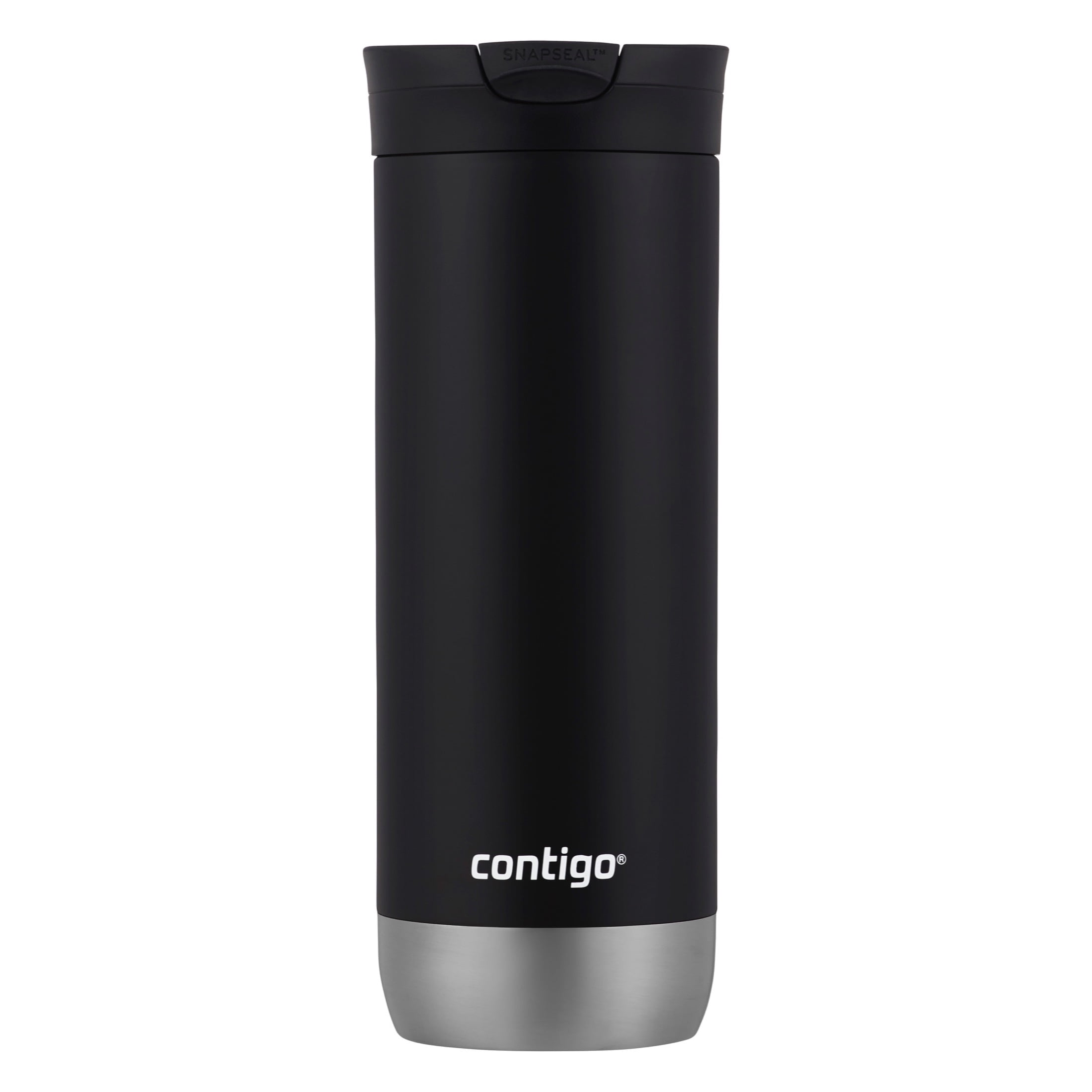 Contigo Huron 2.0 Stainless Steel Travel Mug with SNAPSEAL Lid in Black, 16 fl oz.
