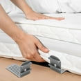 thumbnail image 3 of Heavy Duty Bed Sheet Holders Clips for Mattress Non-Slip Bedding Fasteners Under Bed Secure Quilt Straps 4-Pack Anti-Shift Design, 3 of 5