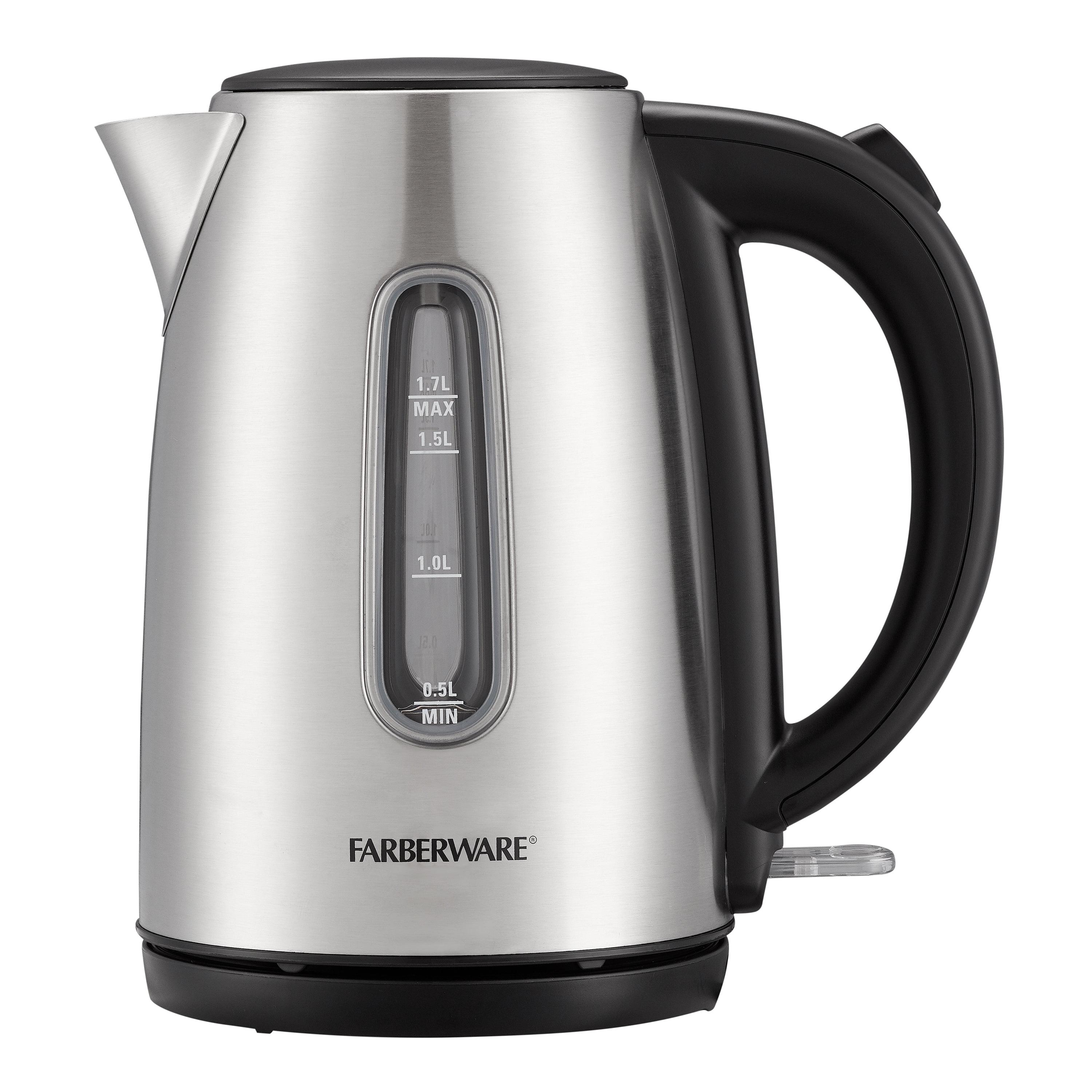 Hamilton Beach 40880 Stainless Steel Electric Kettle 1.7-Liter Silver FREE 2-DAY