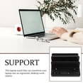thumbnail image 5 of Minkissy Back to School Space Saving Vertical Notebook Stand Black Plastic for Laptop Users 1Pcs, 5 of 5