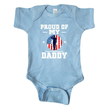 

Inktastic Military Daddy Proud Son Gift Baby Boy or Baby Girl Bodysuit