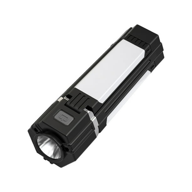 Sonducket Linterna ABS Multifuncional Tipo-C Carga Batería Recargable Plegable Camping Herramienta de iluminación de antorcha eléctrica Estufas de camping
