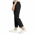 thumbnail image 2 of Eddie Bauer Women's Ripstop Stretch Capri Pants Stormrepel Pocket, Black 6, 2 of 6