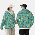 thumbnail image 4 of Fotbe Trucks And Excavators Chaqueta con Protección Solar UPF 50+ para Hombre y Mujer, Camisa con Capucha y Bolsillos-Medium, 4 of 7