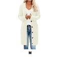 thumbnail image 2 of Guardoinrt Cardigan Polyvalent et Chic pour Femmes, Tendance avec Jeans et Jupes, Blanc Chaud, m, 2 of 6