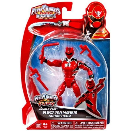 Power Rangers Super Megaforce 5" Jungle Fury Red Ranger Action Figure