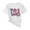 White, variant on CLOISE Womens Short Sleeve Shirts Red White Blue Plus Size USA Themed Tops Crewneck Holiday Fourth of July Pullover Patriotic Outfits