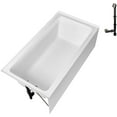 thumbnail image 6 of Streamline GA-303-8-WH 66 in. x 34 in. Acrylic Left-Hand Drain Alcove Bathtub in Glossy White With External Drain in Glossy White, 6 of 6
