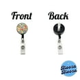 thumbnail image 3 of Patchwork Quilt Country Sewing Quilter Retractable Reel ID Badge Key Card Name Tag Holder with Clip, 3 of 7