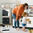 thumbnail image 4 of LINLUX Wooden Kids Play Kitchen, Toy Kitchen Playset For Toddler, Realistic Kitchen Sets Baby,Black, 4 of 7