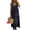 A-Dark Blue291, variant on Womens Boho Dresses Solid Color V-Neck Sleeveless Loose Flowy Maxi Beach Casual Dress