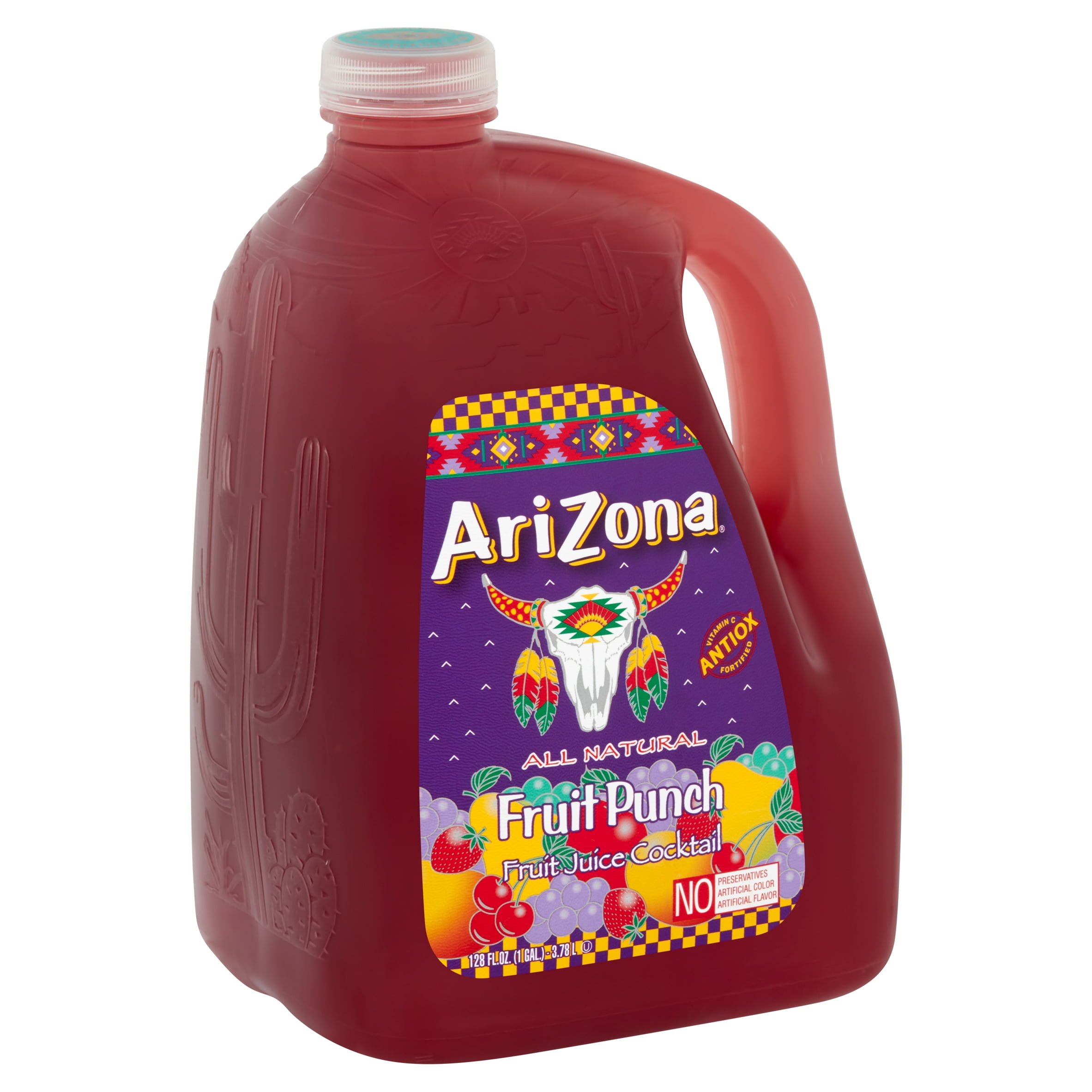 AriZona Fruit Punch Juice Cocktail, 128 Fl. Oz