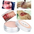 thumbnail image 1 of Cera Para Cicatrices, Cera De Modelado Firme Profesional SFX Maquillaje Maquillaje SynWax Efectos Especiales Moldeo Falso Cera Para La Piel De Heridas Para Pintura Corporal Para, 1 of 7