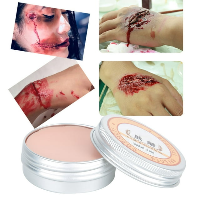 Cera Para Cicatrices, Cera De Modelado Firme Profesional SFX Maquillaje Maquillaje SynWax Efectos Especiales Moldeo Falso Cera Para La Piel De Heridas Para Pintura Corporal Para