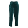 thumbnail image 5 of Terra & Sky Women's Plus Size Ribbed Velvet Pull On Pants, 30" Inseam for Regular, 5 of 5