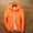 Orange, variant on Sentmoon Boys Sweats Lightweight Long Sleeve Kids Hoodie Waterproof Windbreaker with zipper Solid Color Boys Fashion Jacket Fall and Winter Trendy for Travel and Hiking Green 9-10Years