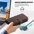 thumbnail image 6 of PU Leather Wallet Case for Samsung Galaxy A17 5G/A18 5G 6.7",9-Card Holder, Zipper Bills Slot, Magnetic Shoulder Strap & Wristlet Cover,Brown,For Galaxy A17 5G/A18 5G, 6 of 7