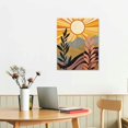thumbnail image 5 of Fenyluxe Sunrise over Mountains Canvas Art Modern Prints Home Decoration Wall Art Gift Idea 16x20in, 5 of 5