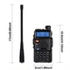 thumbnail image 3 of Fiudx Radio Bidireccional, Walkie-Talkie Uv5R de Gran Alcance, Dispositivo de Comunicación 128 Canales, Potencia de Salida En 5 W, Batería En 1800 Mah, Uso de Emergencias para Actividades Al Aire Lib, 3 of 7