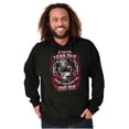 thumbnail image 4 of You Must Be 2nd Due Fire Fighter Men's Big & Tall Graphic Hoodie Brisco Brands 2X, 4 of 5