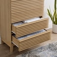 thumbnail image 7 of Modway Render 5-Drawer Modern Particleboard Wood Dresser Chest in Oak, 7 of 7