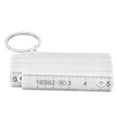 thumbnail image 4 of Plastic Foldable Ruler Folding Ruler Folding Meter Stick Woodworking Ruler 2Pcs ABS Folding Ruler Portable 0.5m Foldable Ruler With Key Ring For Carpentry Laying Tiles, 4 of 8