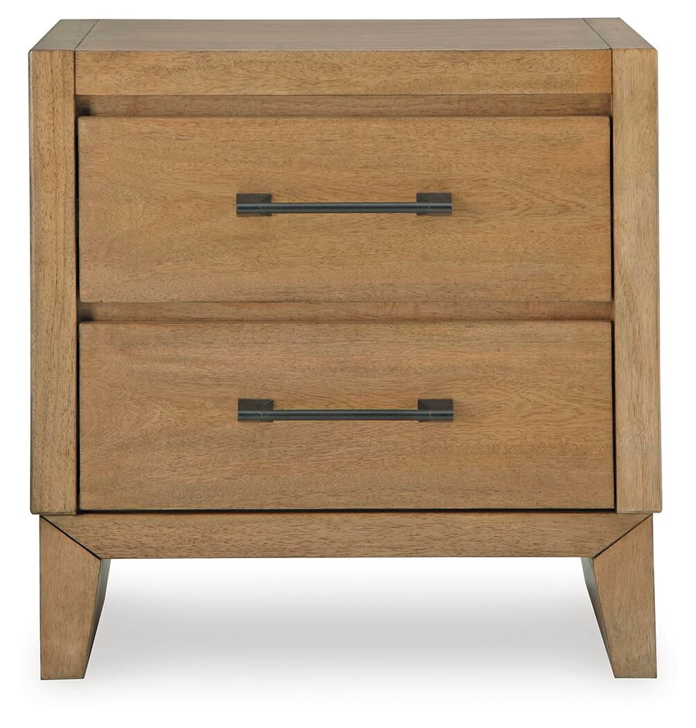 Signature Design by Ashley Sherbana 2-Drawer Nightstand, Light Brown
