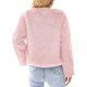 thumbnail image 2 of Abrigo PRETTYGARDEN 2025 de forro polar corto con piel sintética rosa M, 2 of 8
