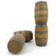 thumbnail image 3 of Miniature Red Wine Barrel Set 1 Set Wine Cellar Decoration Pub Bar Decor Party Supplies with Faucet and Wine Glass, 3 of 5
