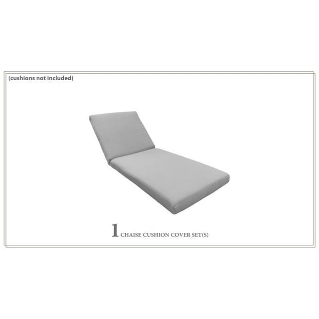 TK Classics Housses pour Coussins de Chaise 103CK en Gris