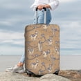 thumbnail image 3 of Lsque Cactus Alpaca Printed Luggage Cover, Travel Luggage Protector,Scratch and Dirt Resistant, Fits 18-32 Inch Luggage - X-Large, 3 of 9