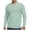 Army Green, variant on Men's Long Sleeve T-Shirts Fashion Strip Printed Crew Neck Tee Shirts Casual Workout Gym Tees Purple M