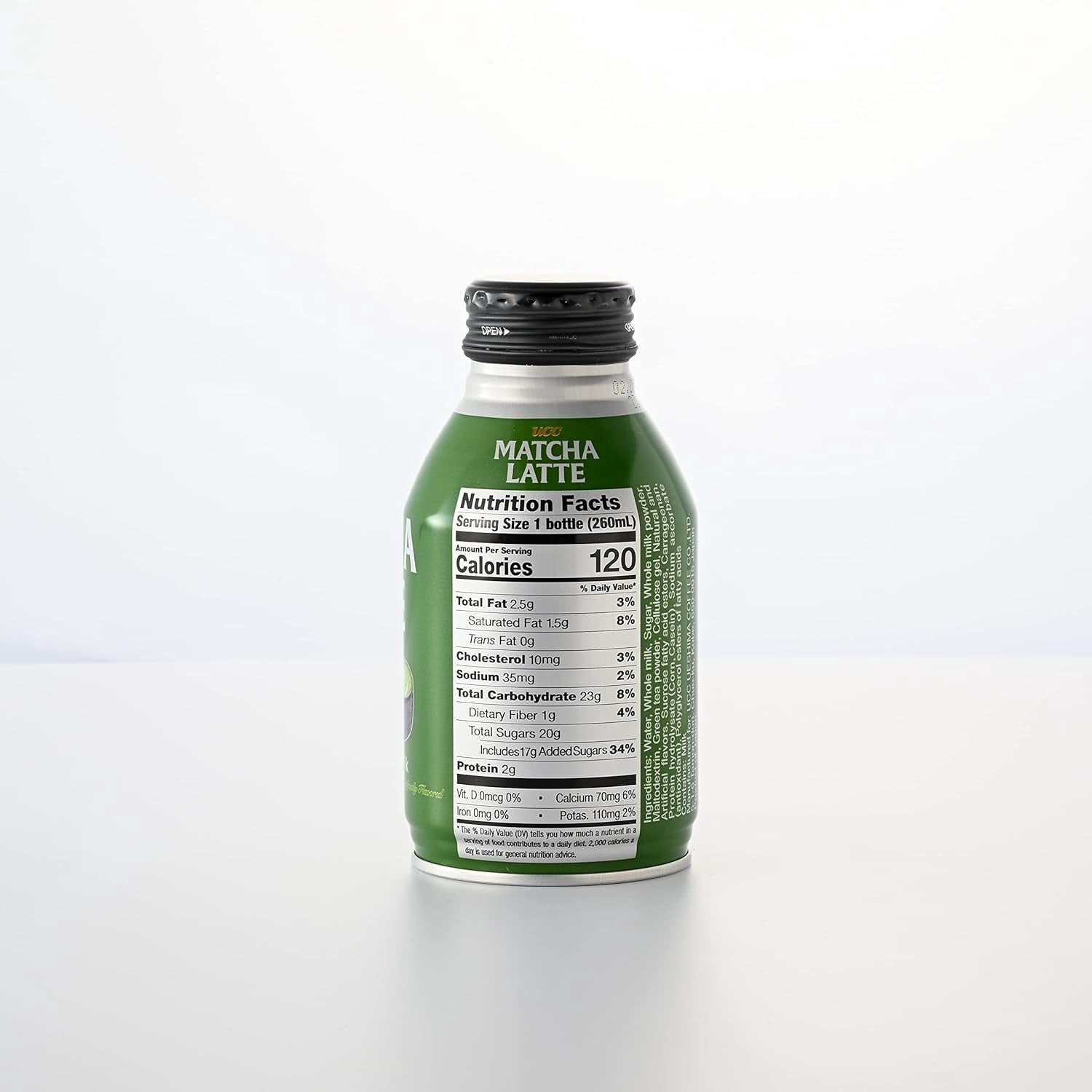 UCC Ready to Drink Matcha Latte, 8.79 FL OZ (Pack of 24)
