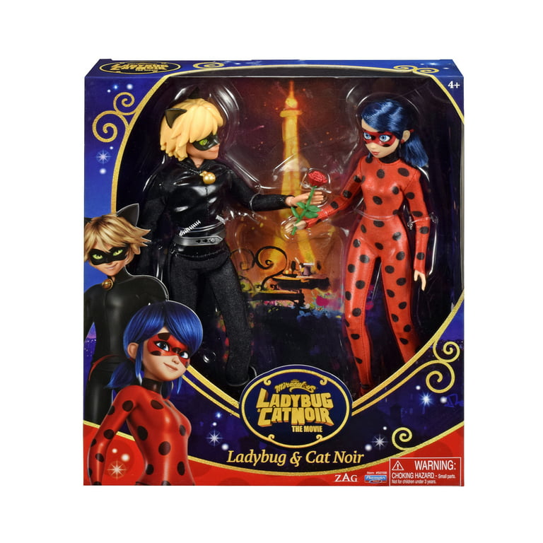 Pack de 2 figurines Miraculous - Ladybug & Chat Noir