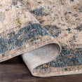 thumbnail image 3 of Surya Mirabel MBE-2313 108 x 146" Rectangle Fabric Rug in Tan/Teal/Pale Blue, 3 of 9